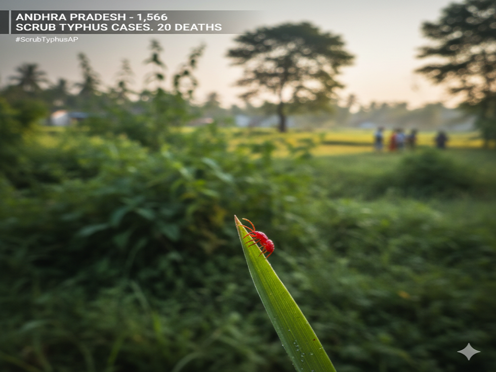 Deccan Alert | Andhra Pradesh Reports Over 1,500 Scrub Typhus Cases in 2025, Officials Confirm